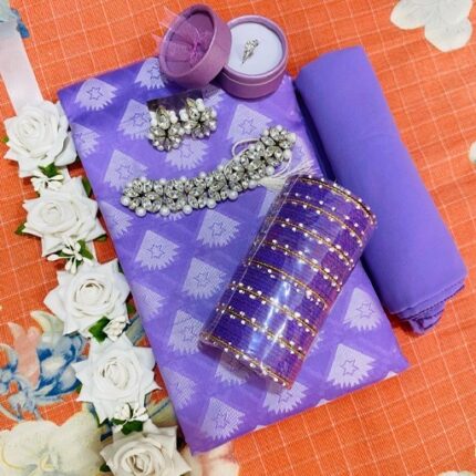 Silk Katan Saree Combo Gift Set